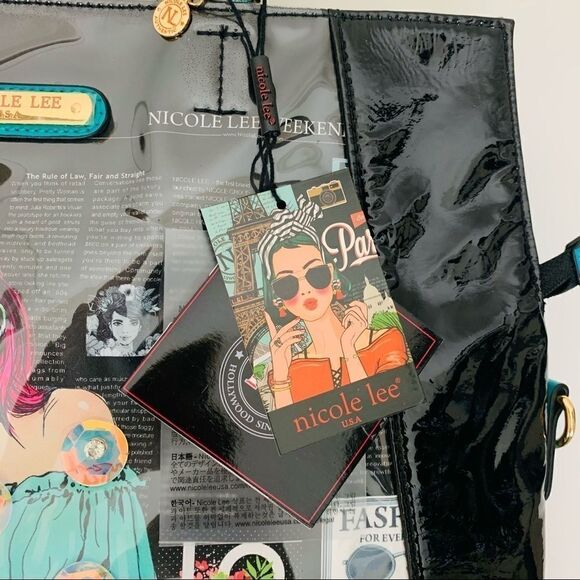 Nicole Lee URBAN CHIC FOLD-OVER HANDBAG - Picture 6 of 15